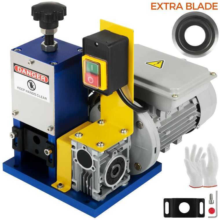 VEVOR elektrinė laidų izoliacijos nuėmimo mašina 180 W, 1,5–25 mm
