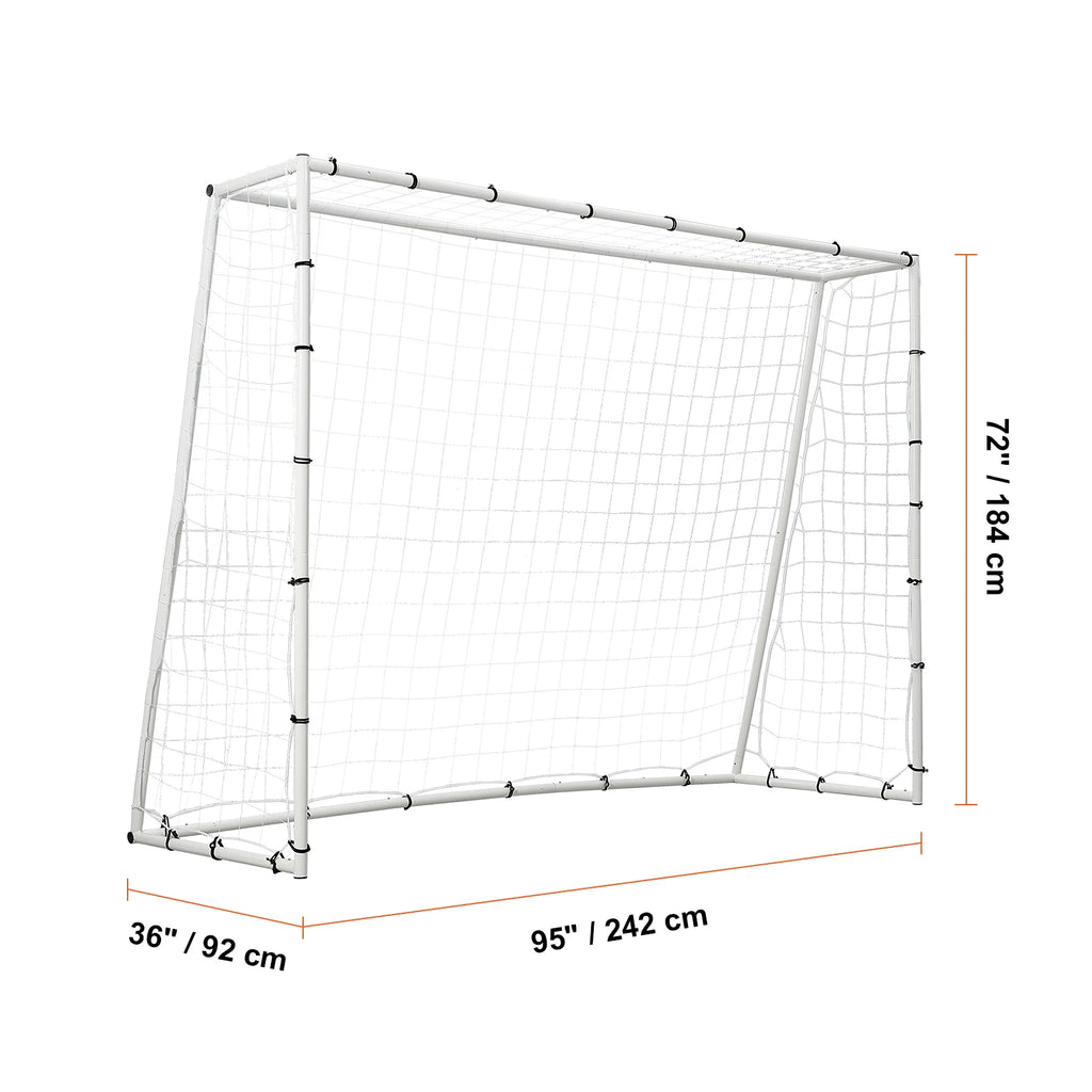 VEVOR Soccer Rebound Trainer Iron Soccer Training Equipment Sports Football Rebounder Wall for Practicing Solo Training Passing