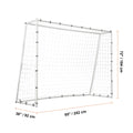 VEVOR Soccer Rebound Trainer Iron Soccer Training Equipment Sports Football Rebounder Wall for Practicing Solo Training Passing