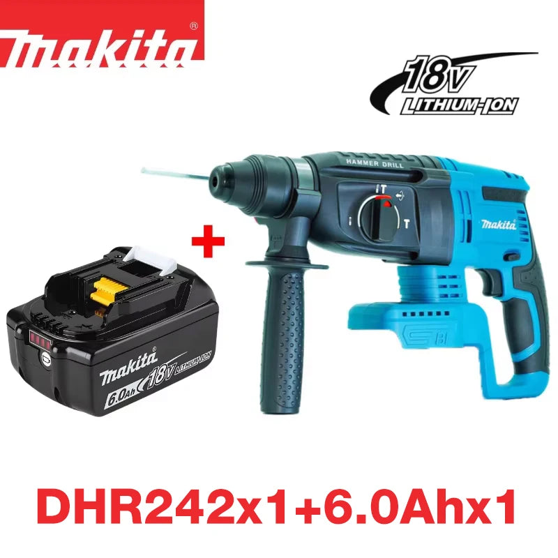 Akumuliatorinis perforatorius Makita DHR242 26 mm 18V