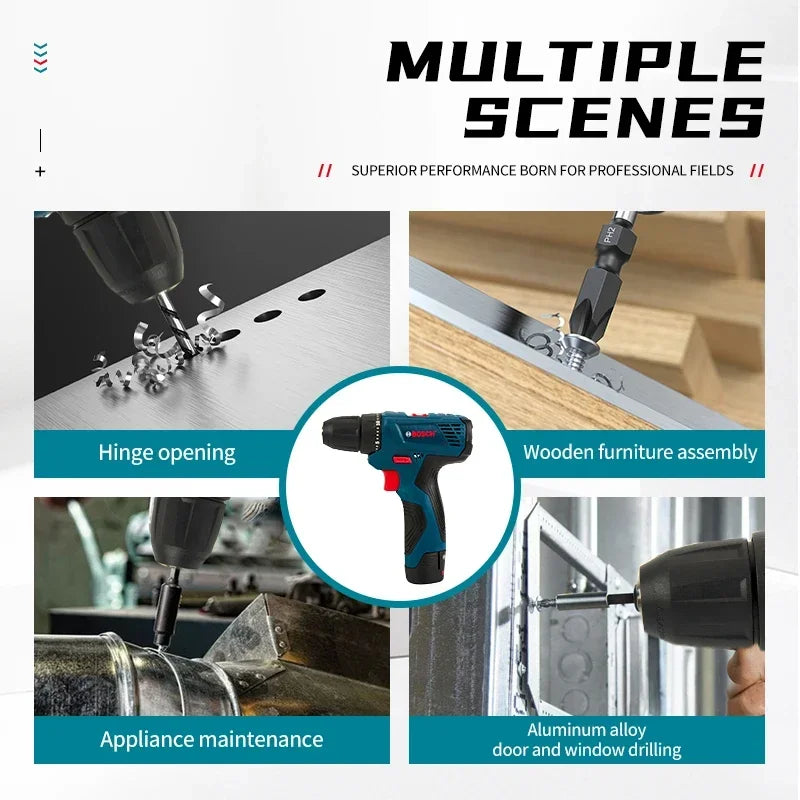 Bosch GSR120-LI 12V Cordless Electric Drill