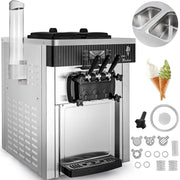 VEVOR Pro Leg Stretcher 220LBS Leg Stretch MachineSoftIceCreamMachine3Flavors18L/HIceCreamCommercialSoftServeMaker