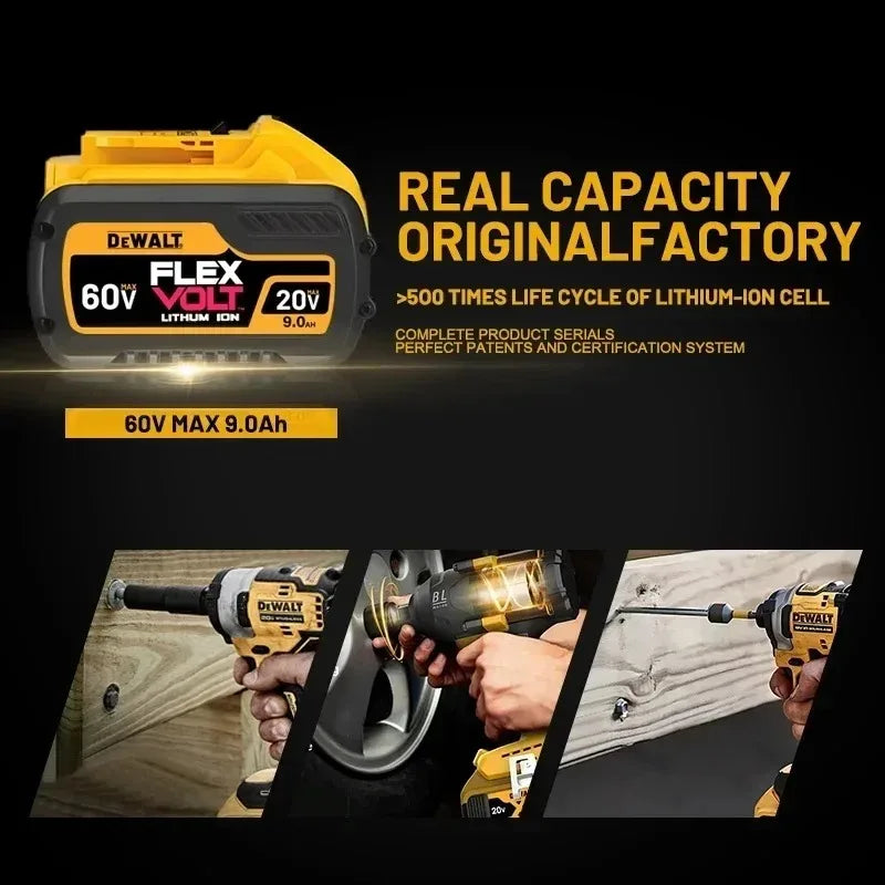 Dewalt 60V/20V Baterija, 5AH 6AH 9AH DeWalt Įrankių Baterija