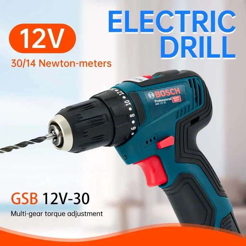 Bosch GSB-12-V30 Akumuliatorinis Gręžtuvas