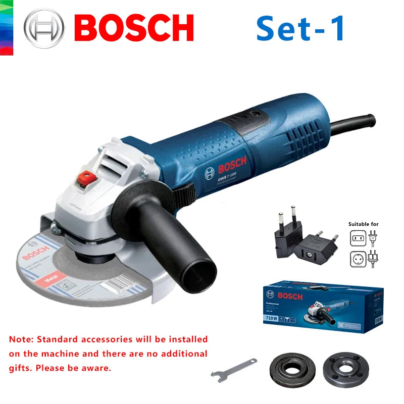 Bosch GWS 7-100 Kampinis Šlifuoklis 100mm