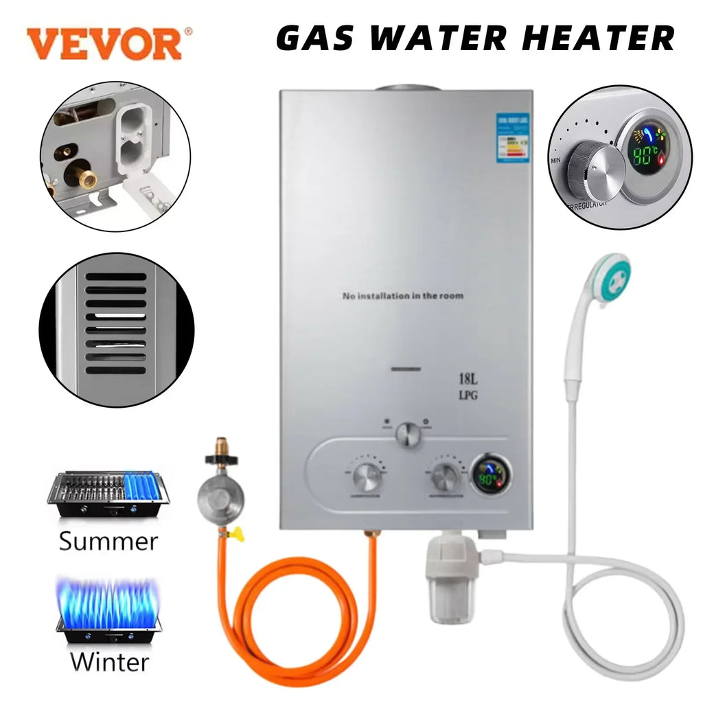 VEVOR Pro Leg Stretcher 220LBS Leg Stretch MachineLiquefiedPetroleumGasLiquefiedPetroleumGasPropaneButaneWhiteWaterHeater