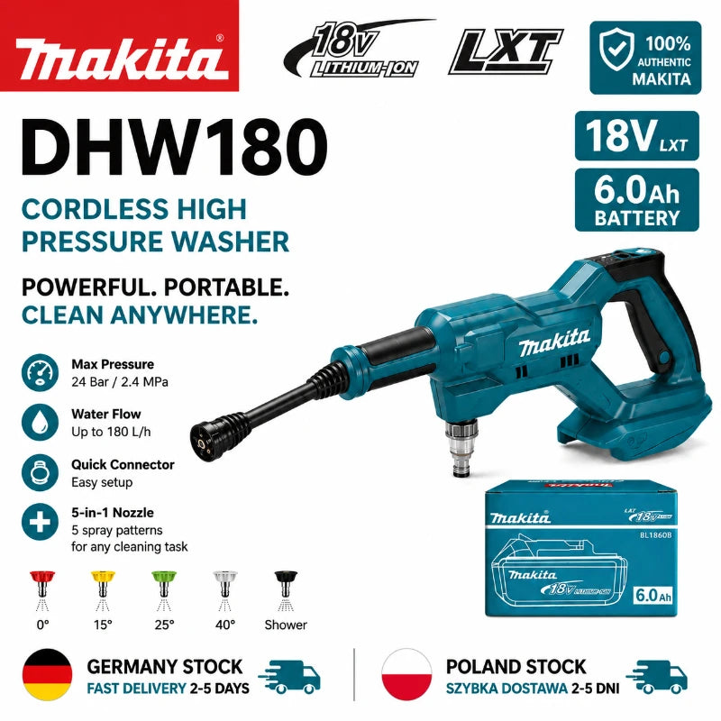 Aukšto Slėgio Ploviklis Makita DHW180 Be Laido