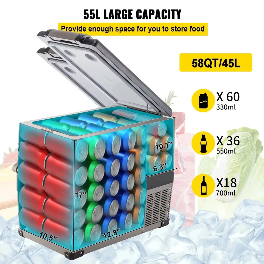 VEVOR Mini Fridge 20-55L
