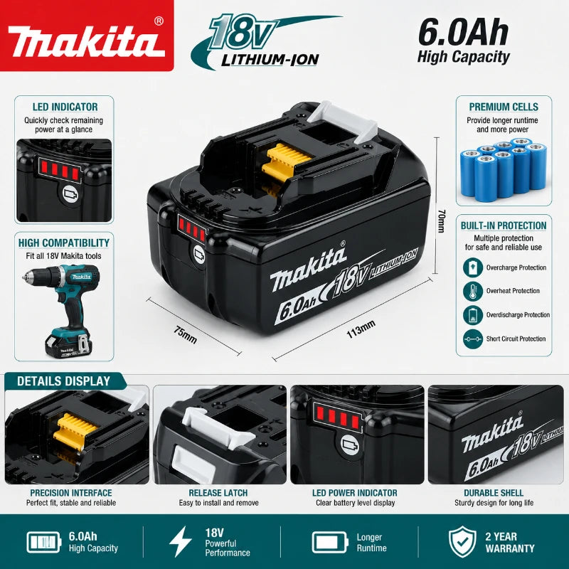 Aukšto Slėgio Ploviklis Makita DHW180 Be Laido