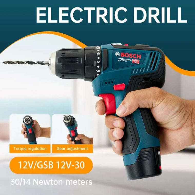 Bosch GSB-12-V30 Akumuliatorinis Gręžtuvas