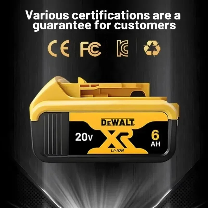 DEWALT 20V 6000mAh DCB206 Li-Ion Baterija