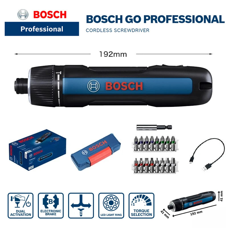 Bosch Go3 Mini Cordless Electric Screwdriver