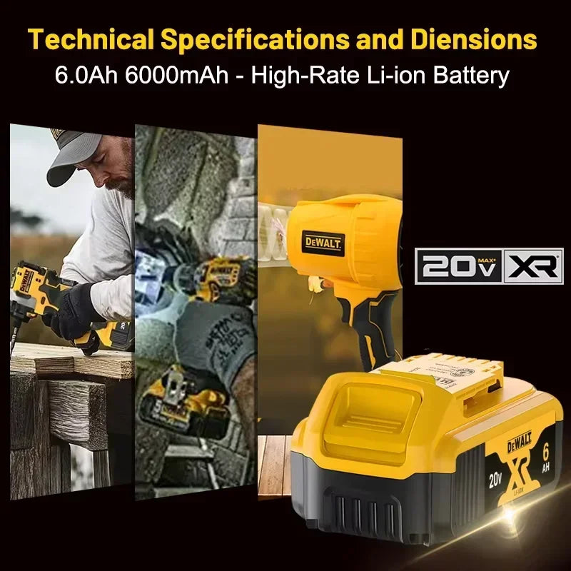 DeWALT 20V/60V MAX FlexVolt Baterija 6Ah 9Ah