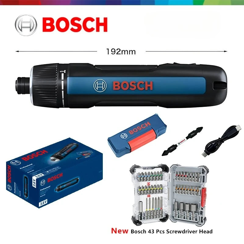 Bosch 43 Priedų Rinkinys Elektriniam Atsuktuvui S2 Plieno