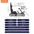 VEVOR Racing Wheel Stand For Logitech G923/G920/G29 Heavy Duty Steel Driving Simulator Cockpit-Thrustmaster T248P Load 330 LBS