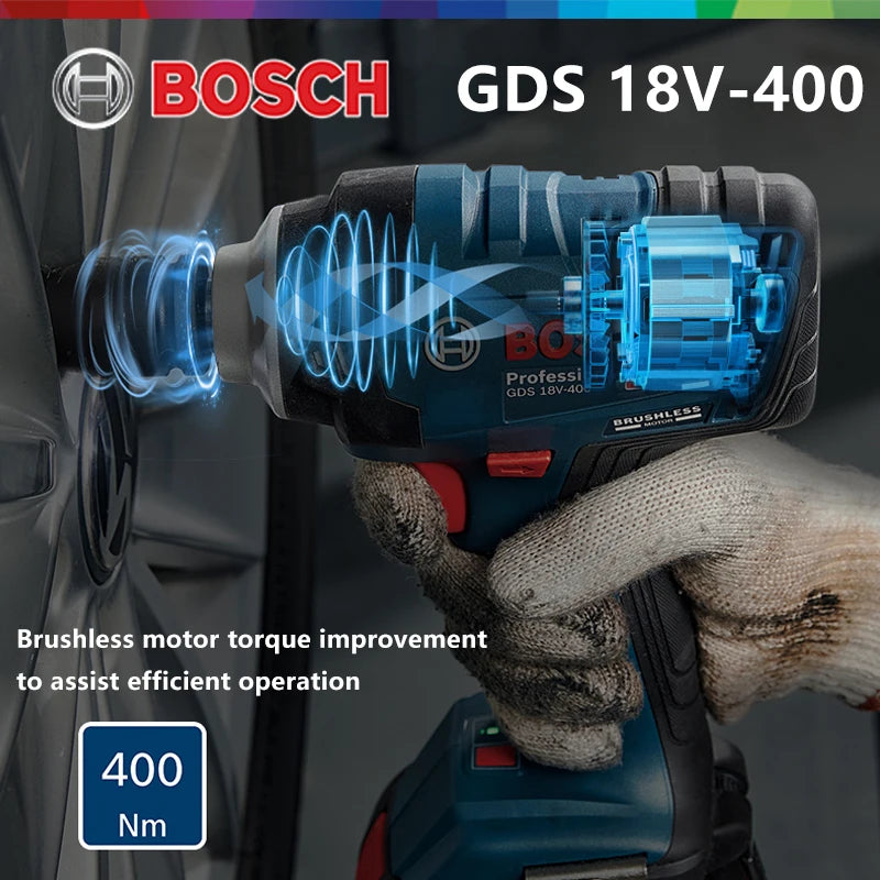 Bosch GDS 18V-400 400Nm Cordless Impact Wrench