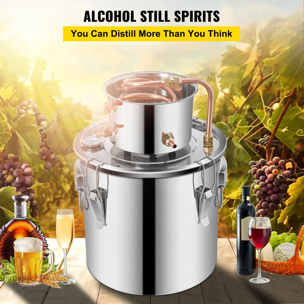 VEVOR Pro Leg Stretcher 220LBS Leg Stretch MachineAlambicDistillerAlcoholMoonshineHomeBrewWaterWineEssentialOilBrewingKit