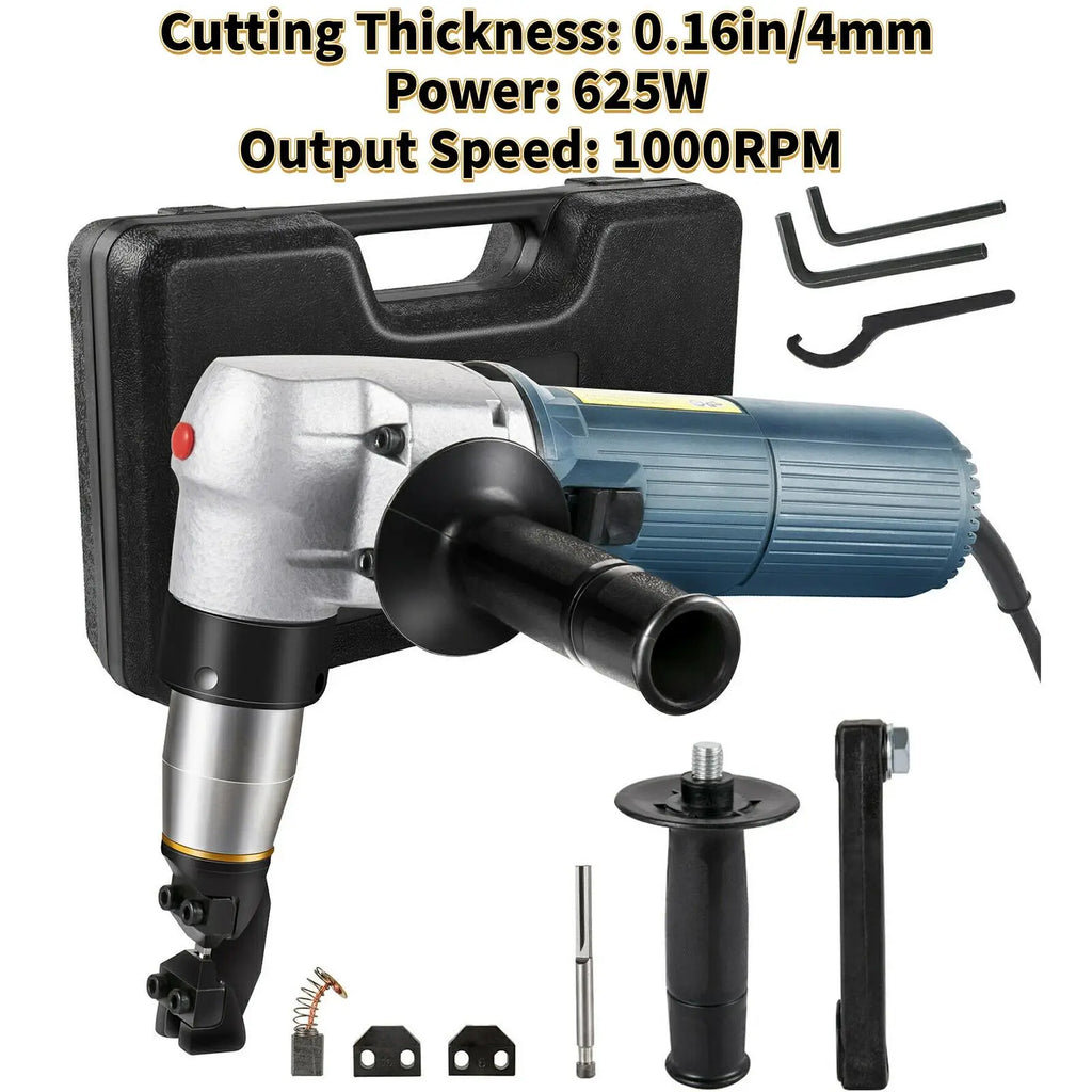 VEVOR 380W 625W Electric Metal Nibbler Corded Shears Cutter 1.8MM 4MM Cutting Thickness for Sheet Metal Stainless Steel Plastic
