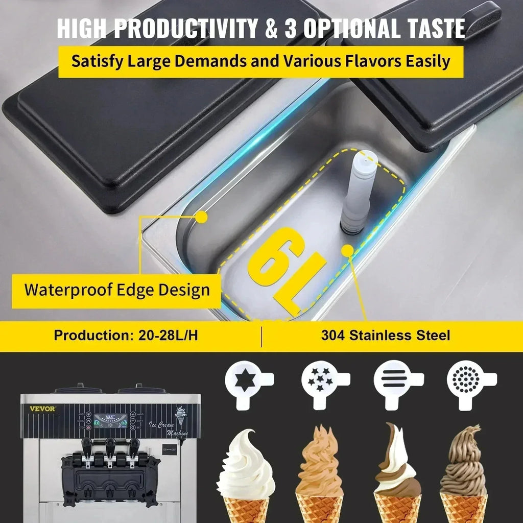 VEVOR Pro Leg Stretcher 220LBS Leg Stretch MachineCommercialSoftServeIceCreamMachineicecreammachine