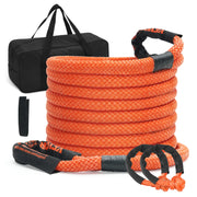 VEVOR 20/30ft Car Towing Rope Off Road Snatch Tow Strap of Rescue Recovery Resistant Which Rope for Jeep Car Truck ATV Tractor