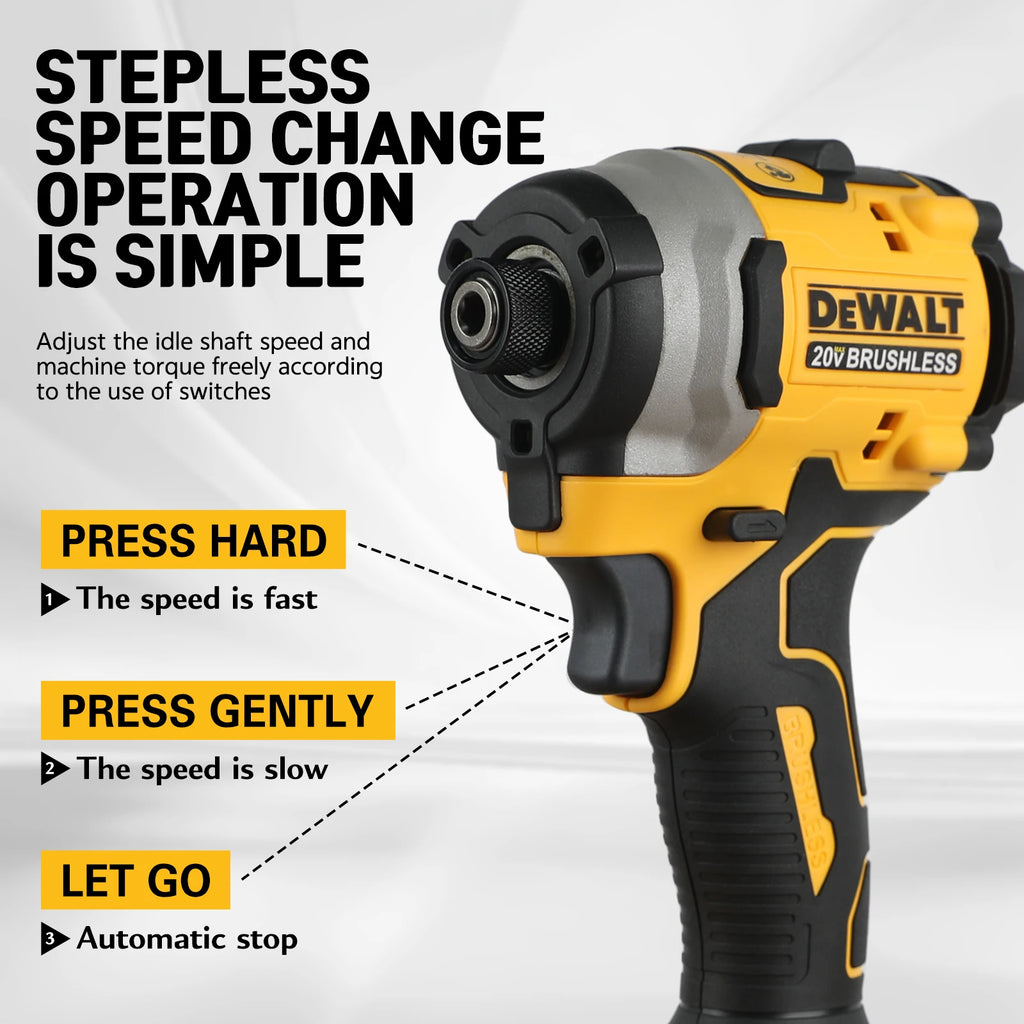 Dewalt DCF850 20V Akumuliatorinis Bevielis Atsuktuvas