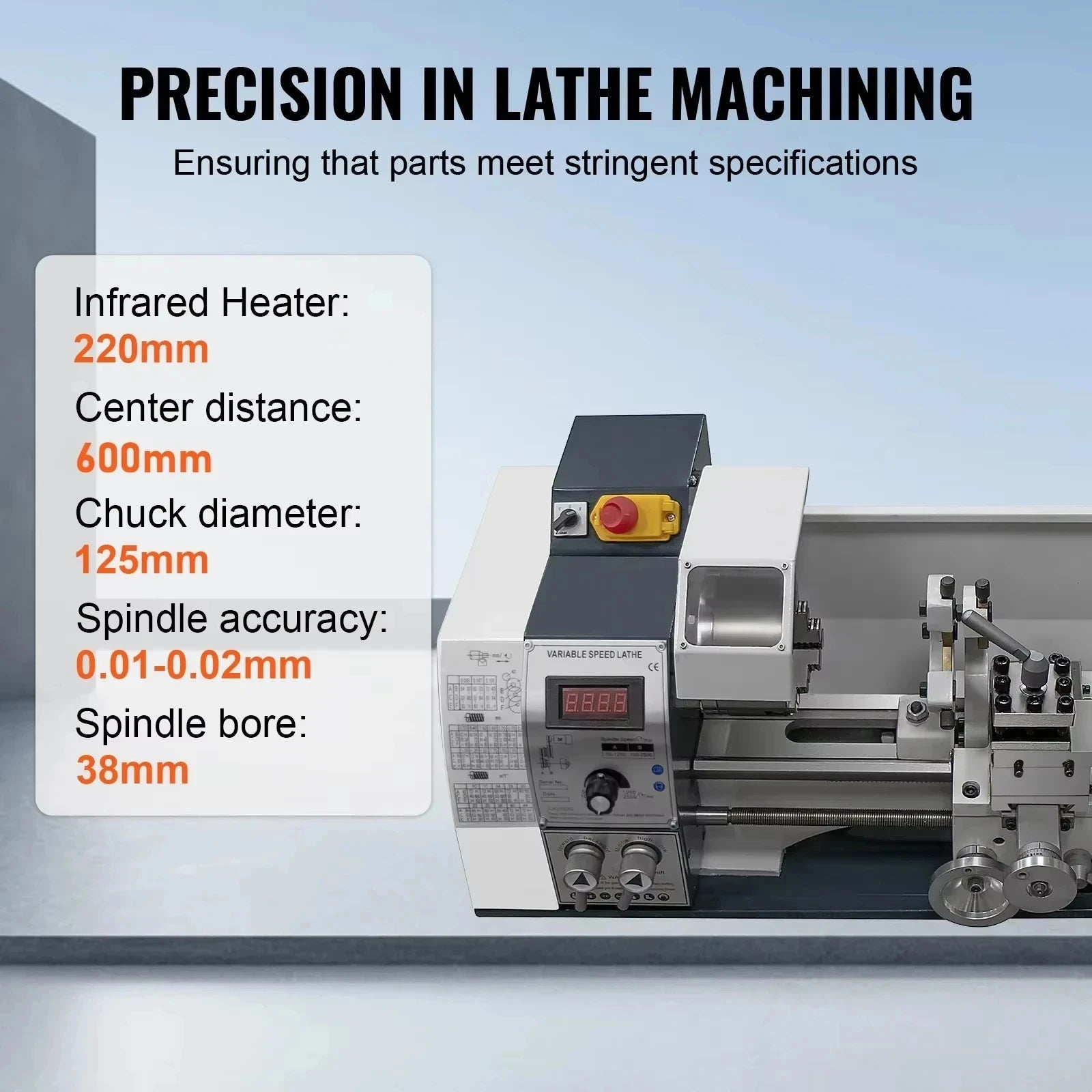 VEVOR Metal Lathe Mini