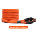 VEVOR 20/30ft Car Towing Rope Off Road Snatch Tow Strap of Rescue Recovery Resistant Which Rope for Jeep Car Truck ATV Tractor