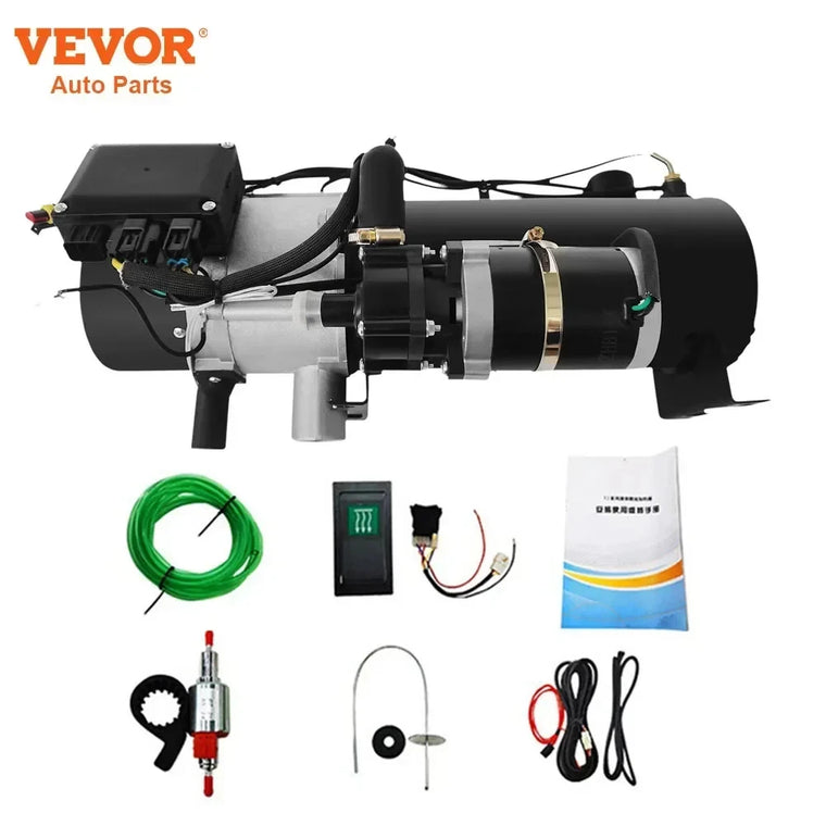 VEVOR dyzelinis automobilio variklio ir aušinimo sistemos pašildytuvas 10 kW (12V/24V)