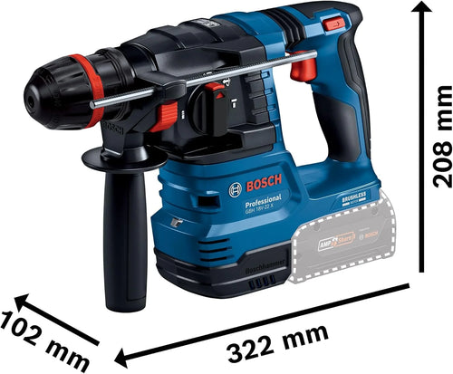 Bosch GBH 18V-22 X Akumuliatorinis Plaktukas