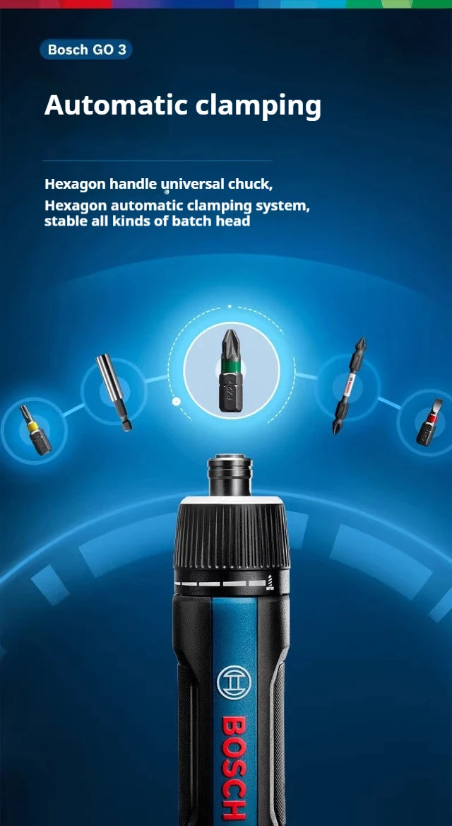 Bosch Go3 Mini Cordless Electric Screwdriver