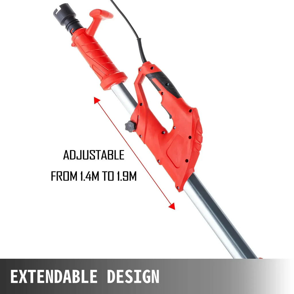 VEVOR Drywall Sander 750W, Foldable Sheetrock Sander, Variable Speed 800-1750 RPM, Wall Sander, w/LED Strip Light and Vacuum Bag
