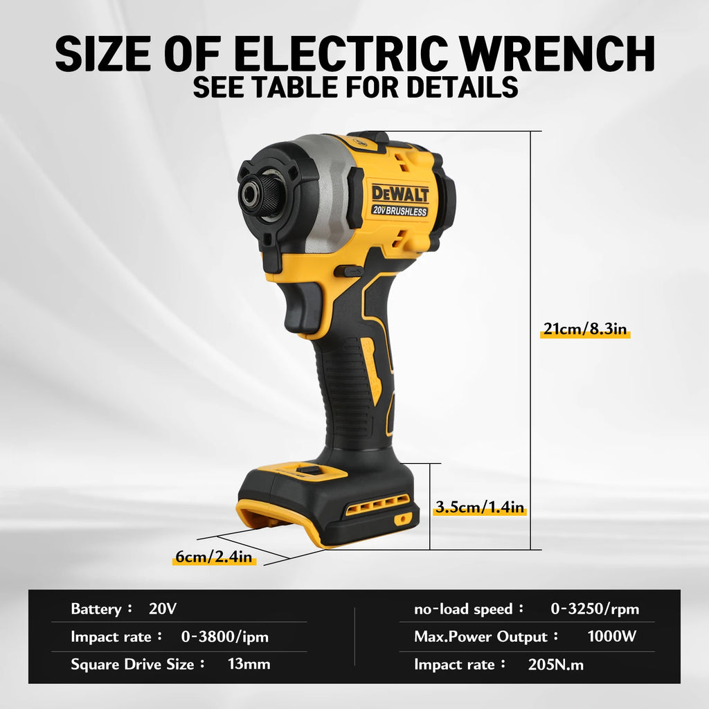 Dewalt DCF850 20V Akumuliatorinis Bevielis Atsuktuvas