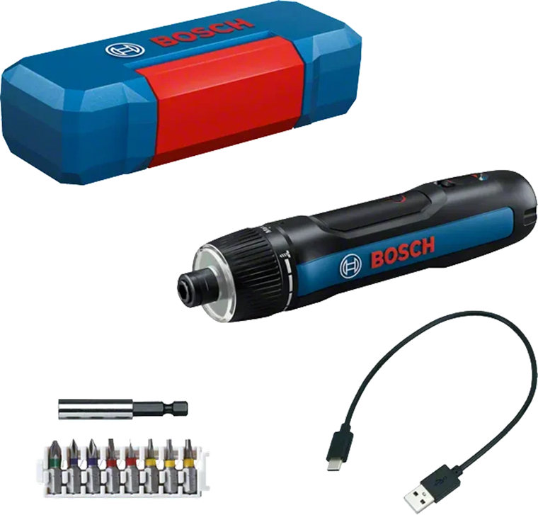 Bosch GO 3 Akumuliatorinis Atsuktuvas su Priedais