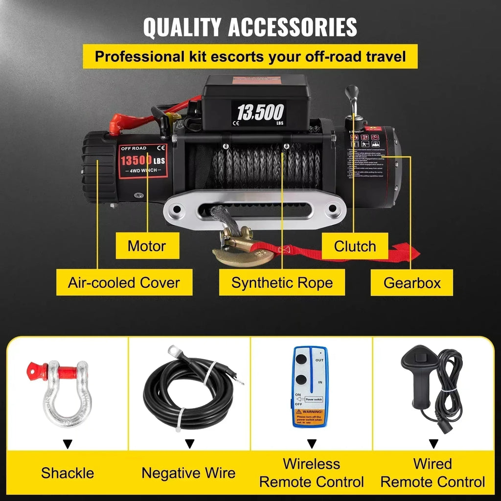 VEVOR Electric Winch 13500lbs