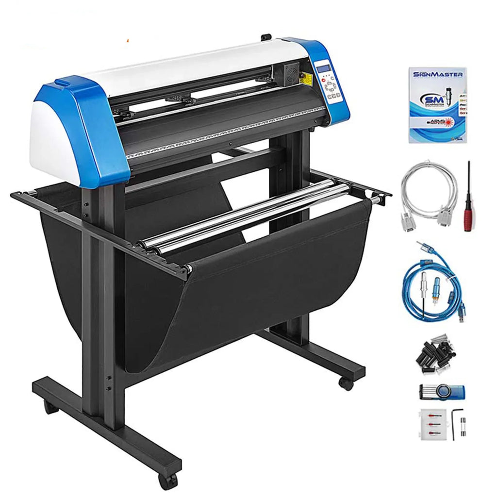 VEVOR Vinyl Cutter Machine Cutting Plotter 14Inch Computer Windows Software 3 Blades 1 Pen Holder Printer for Advertisement