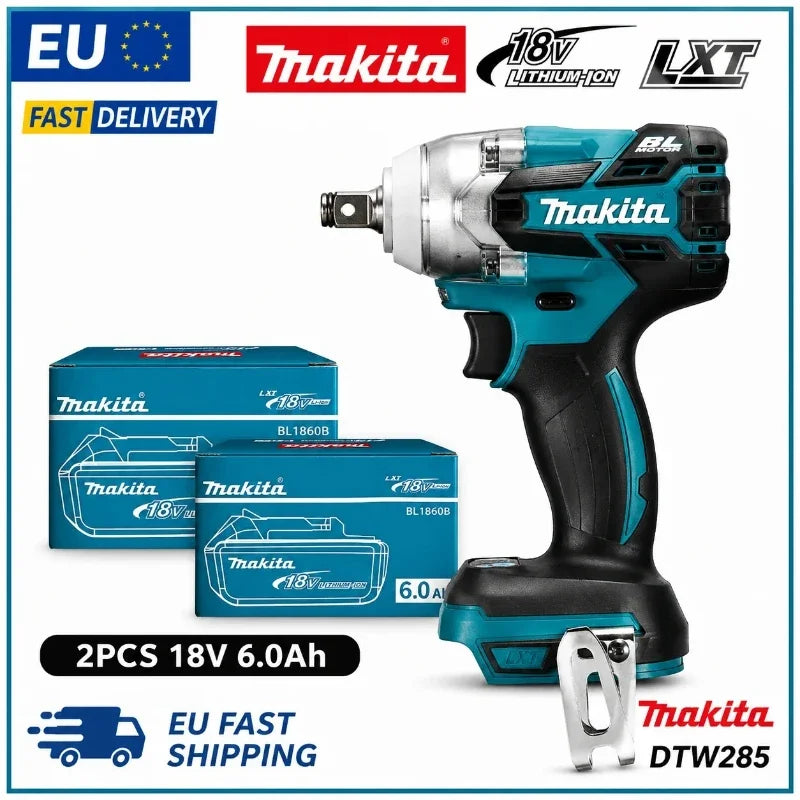 Makita DTW285 18V Brushless Cordless Impact Wrench Kit