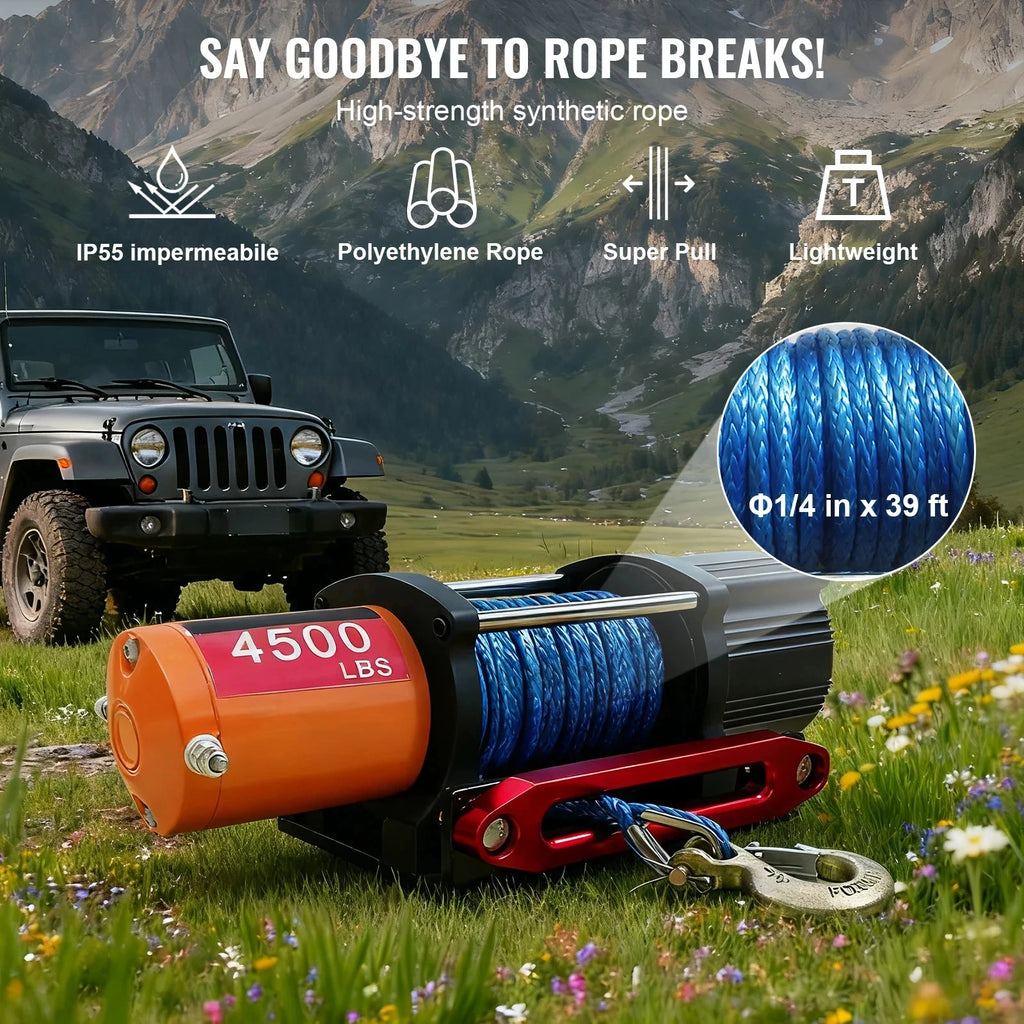 VEVOR Electric Winch 4500lbs