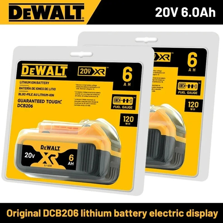 DEWALT 20V 6000mAh DCB206 Li-Ion Baterija