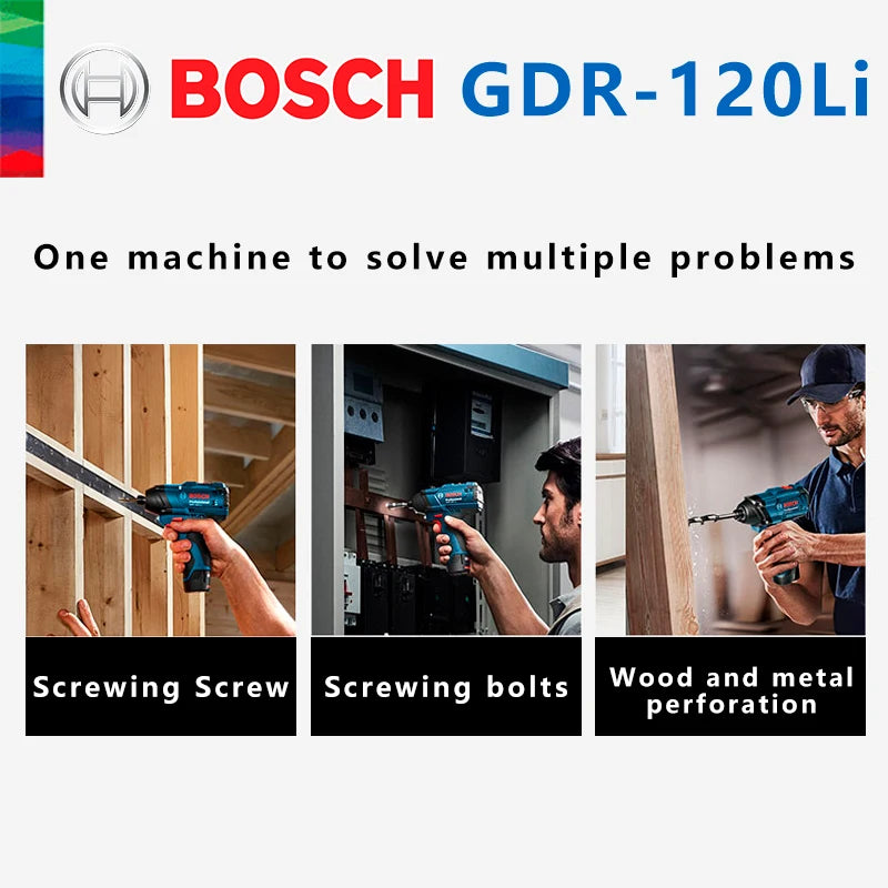 Bosch GDR 120-LI Akumuliatorinis Bevielis Sukimo Momentas