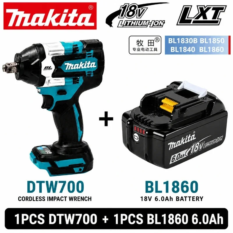Makita DTW700 Elektrinis Veržliasukis 18V