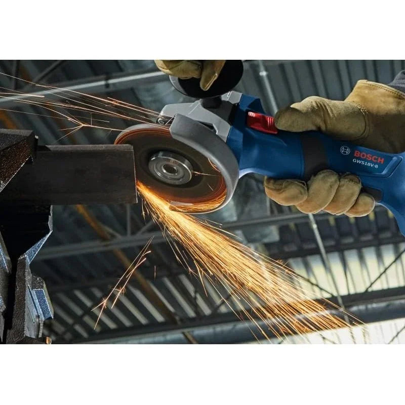 Bosch GWS 18V-8 100mm Akumuliatorinis Kampinis Šlifuoklis