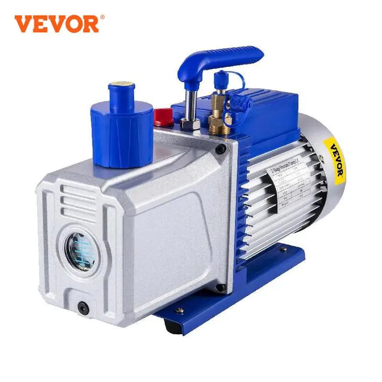 VEVOR dviejų pakopų vakuuminis siurblys 6/9/10/12 CFM, 1 HP
