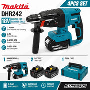 Makita DHR242 18V Bešepetėlinis Perforatorius 24 mm