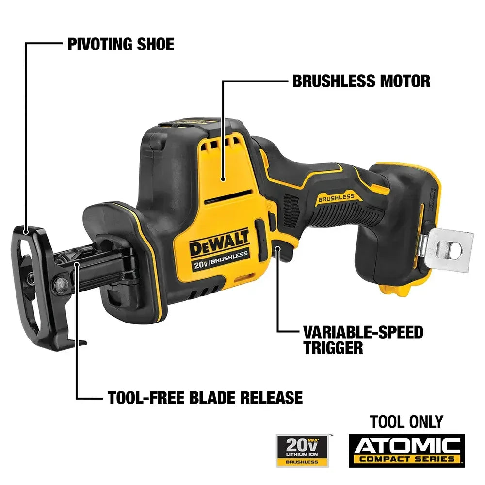 DEWALT DCS369 Reciprocating Saw Kit su Baterija ir Įkrovikliu