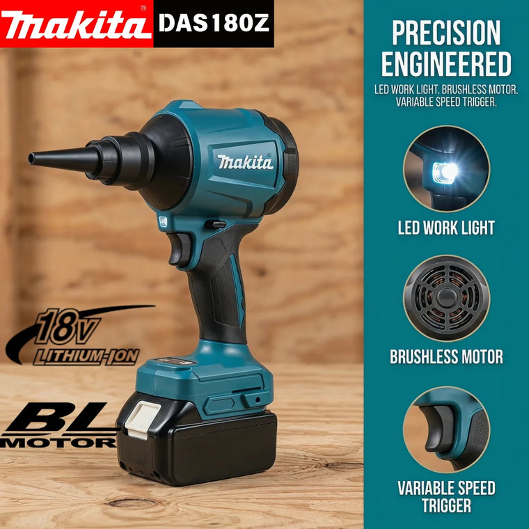 Makita DAS180 18V Brushless Cordless Air Blower