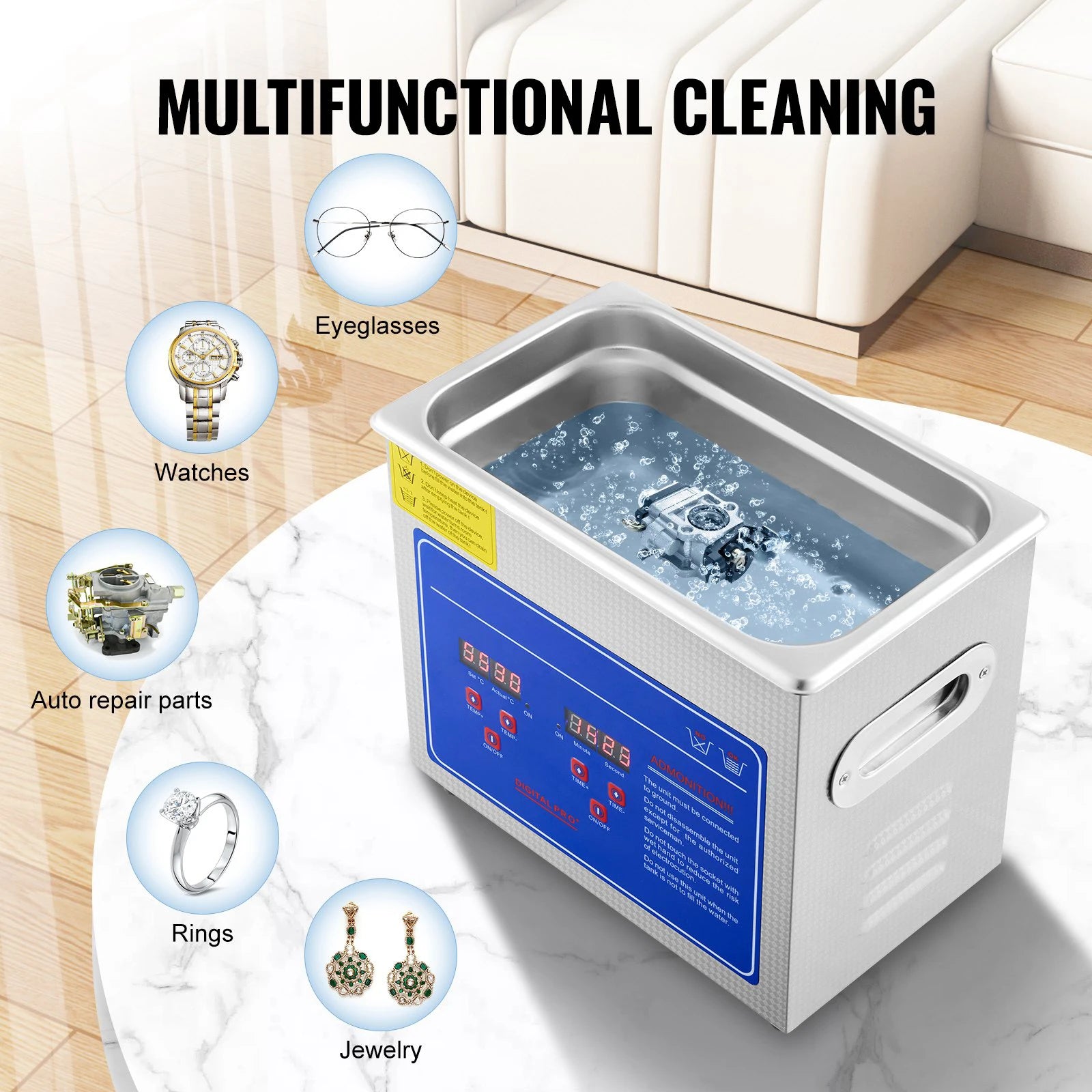 VEVOR Pro Leg Stretcher 220LBS Leg Stretch MachineUltrasonicCleanerUltrasoundCleanerPortable3LDiswasher