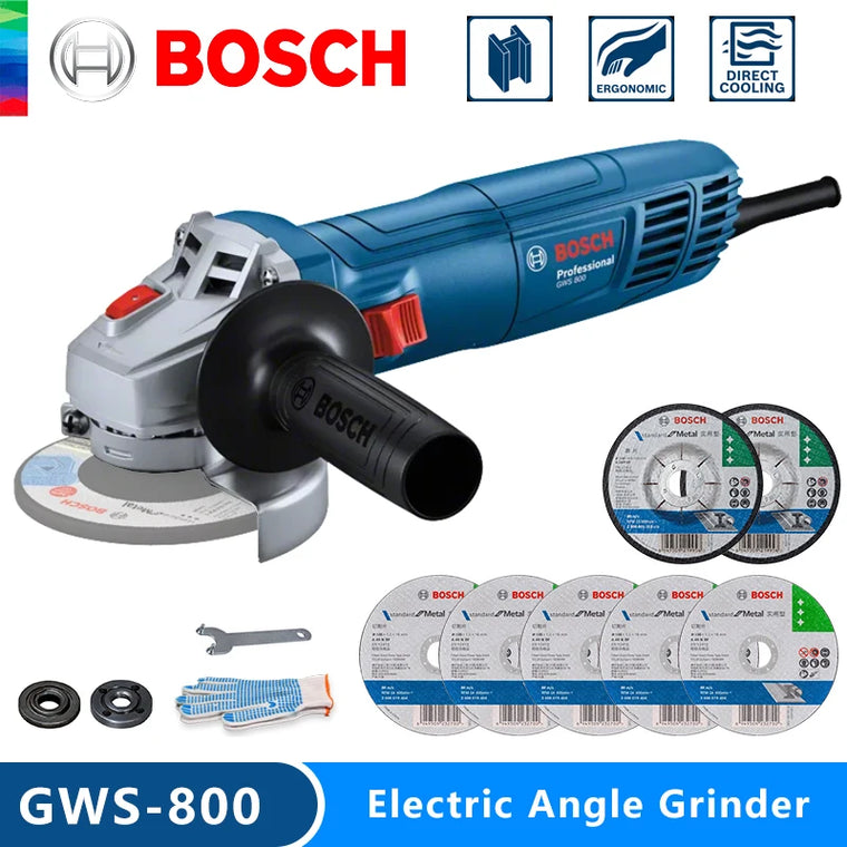Bosch GWS 800 Kampinis Šlifuoklis Elektrinis Įrankis