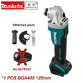 Makita DGA404 125mm kampinis šlifuoklis, atsparus vandeniui