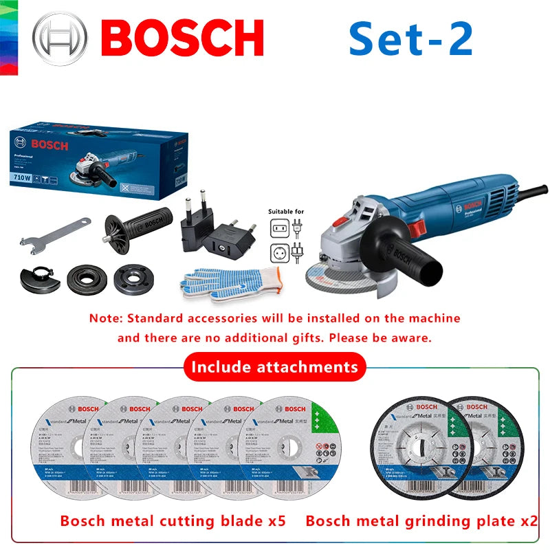 Bosch GWS 800 Kampinis Šlifuoklis Elektrinis Įrankis