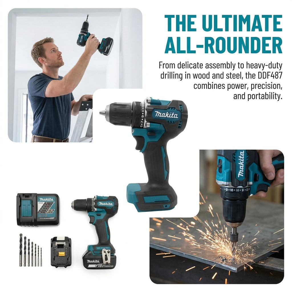 Makita DDF487 18V Brushless Cordless Drill